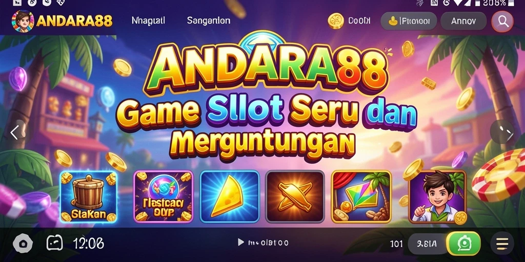 Tampilan gameplay menarik dari game Slot ANDARA88.
