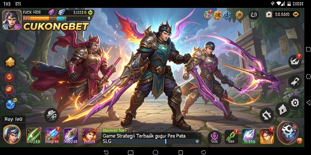 Cuplikan dari gameplay menarik CUKONGBET yang menunjukkan strategi pertarungan.