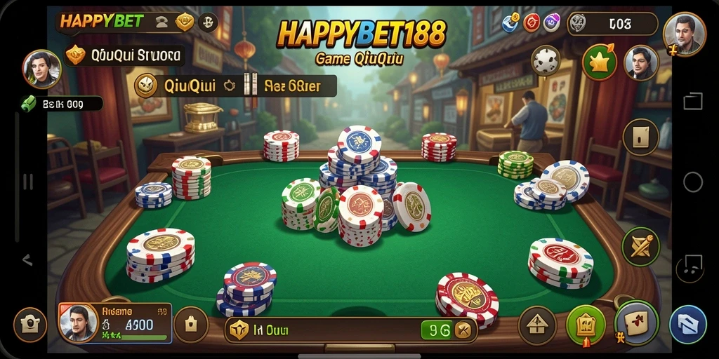 Gameplay QiuQiu menarik di <strong>HAPPYBET188</strong>, penuh aksi dan strategi.