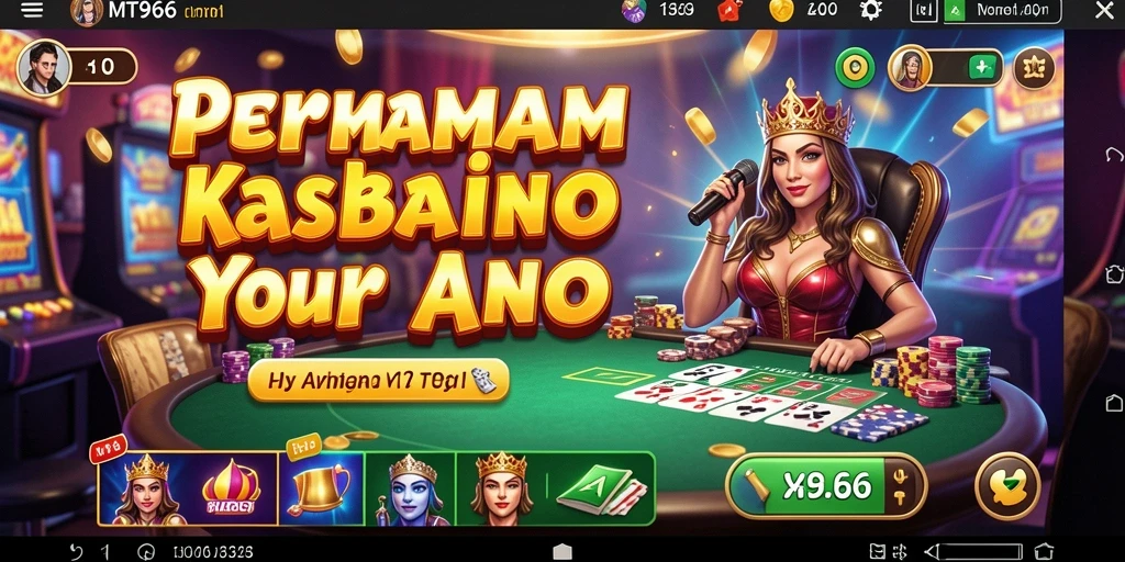 Tampilan gameplay seru dan mendebarkan di MT966.