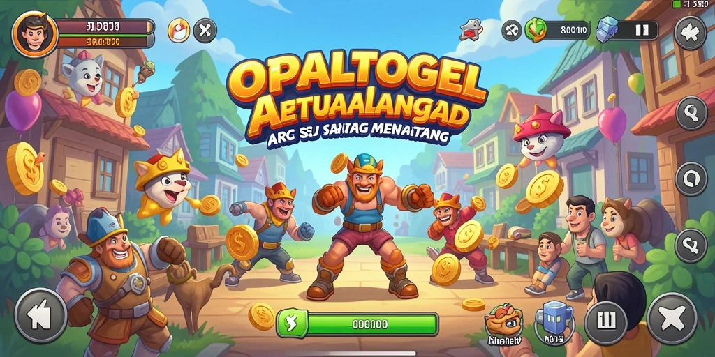 Screenshot gameplay <strong>OPALTOGEL</strong> yang menunjukkan aksi seru di level arcade.