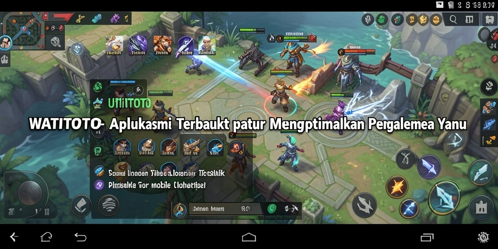 Tampilan antarmuka WATITOTO yang intuitif dan menarik.